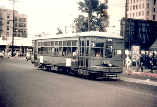 A streetcar from the Phoenix Street Railway